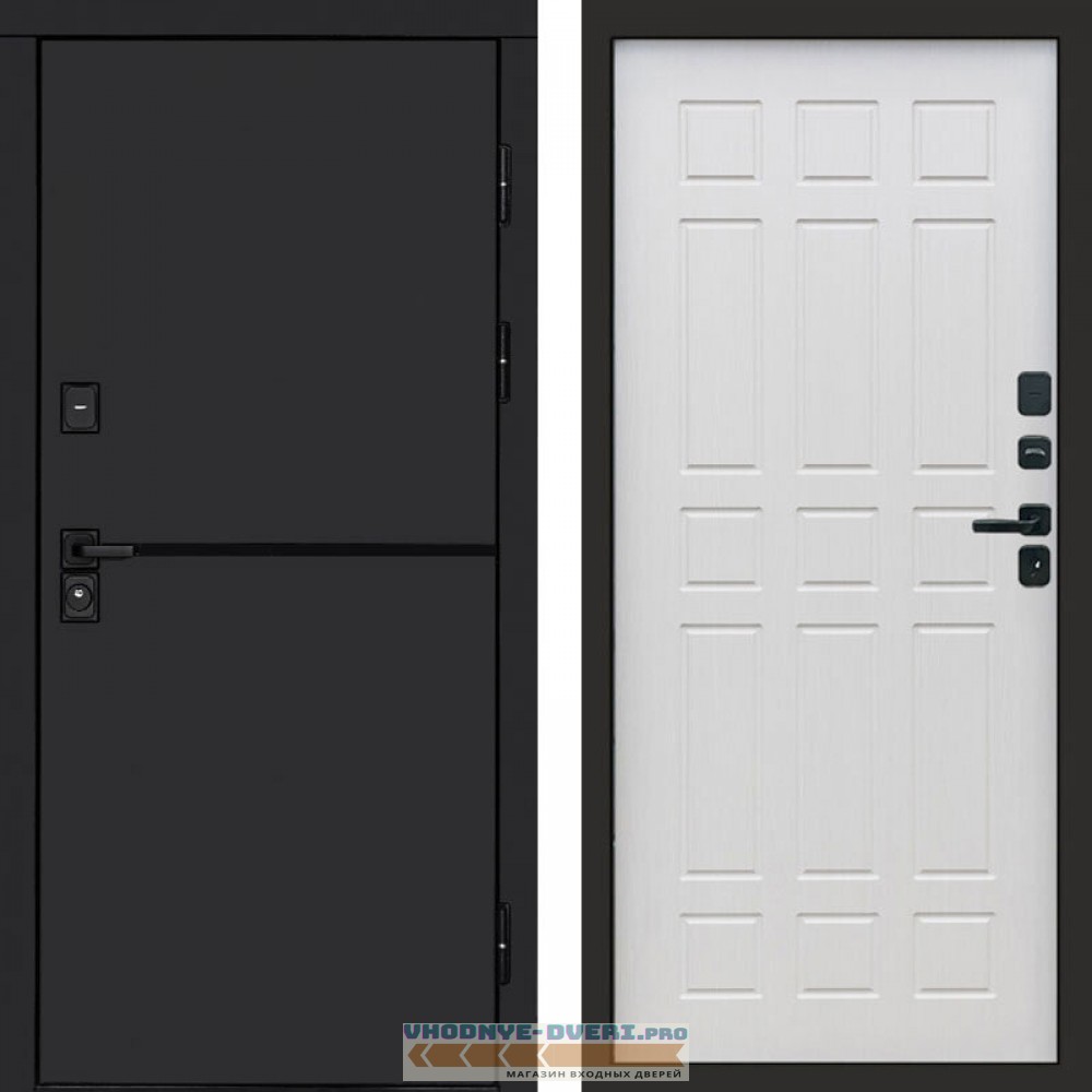 Входная дверь Тренд black Спарта лиственница