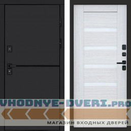 Входная дверь Тренд black Царга лиственница
