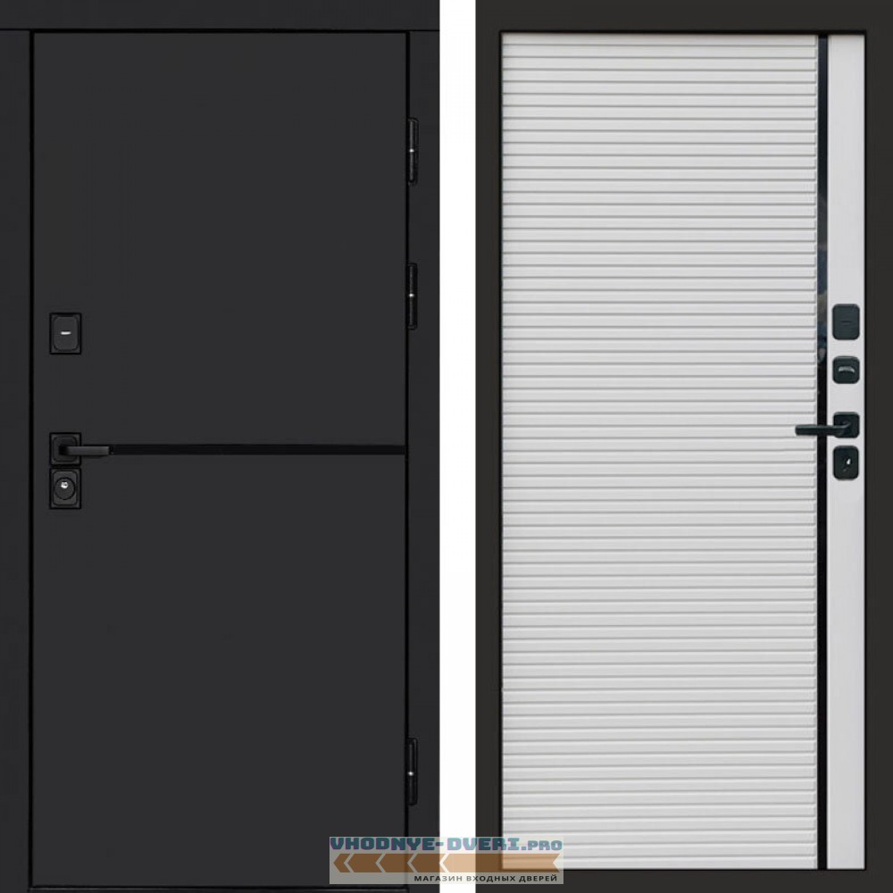 Входная дверь Тренд black Porte White