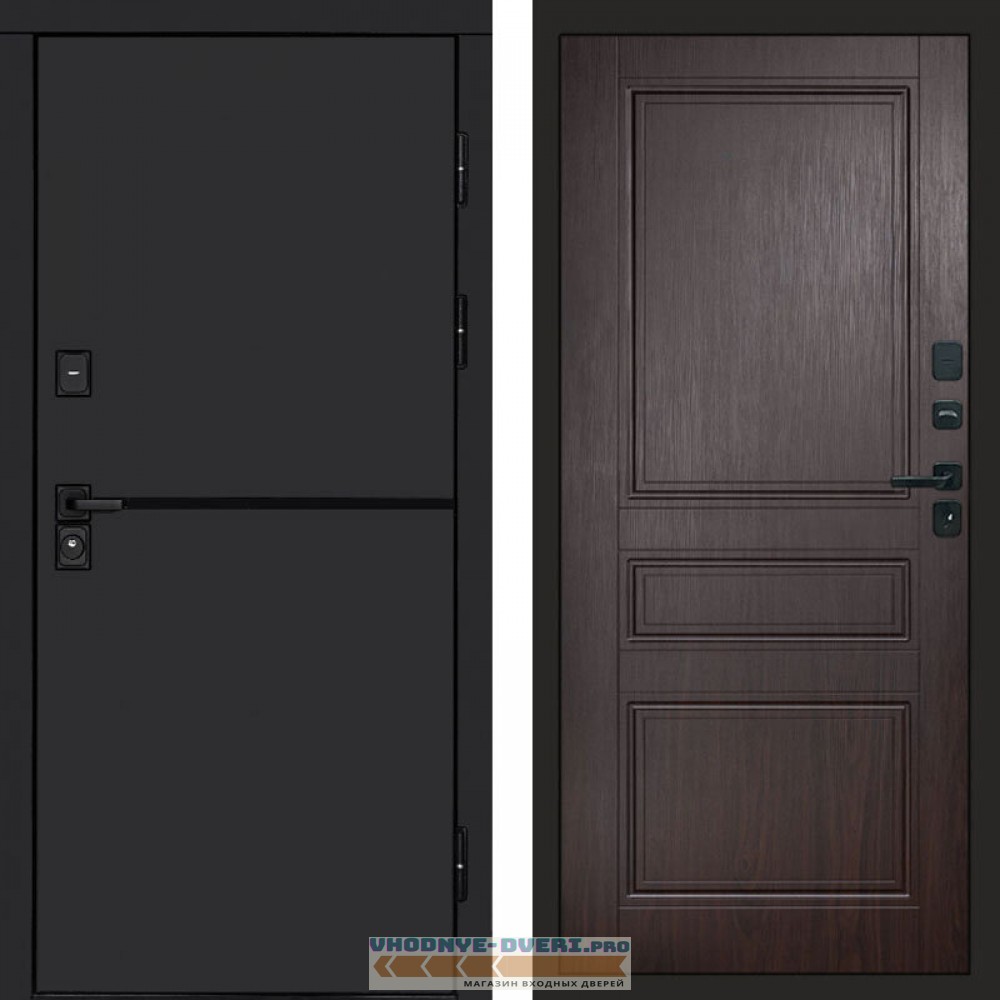 Входная дверь Тренд black Классика венге