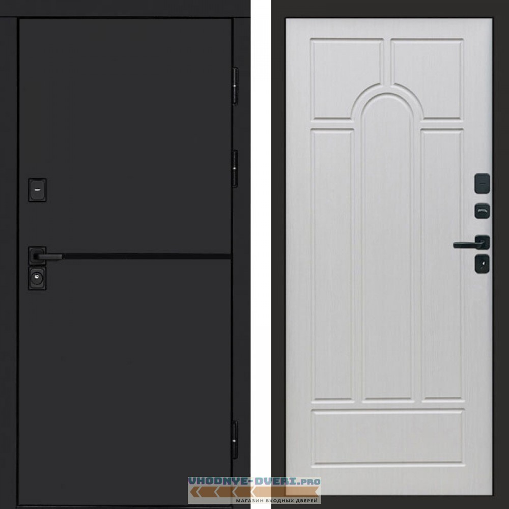 Входная дверь Тренд black Арка лиственница