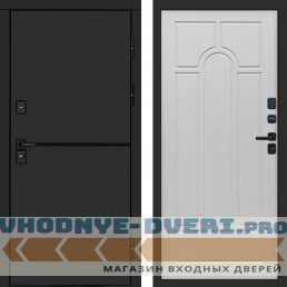 Входная дверь Тренд black Арка лиственница
