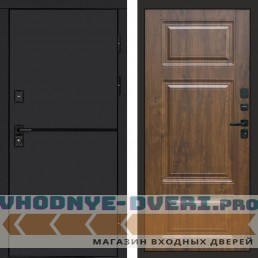 Входная дверь Тренд black Лион дуб