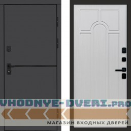 Входная дверь Тренд Графит Арка лиственница