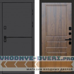 Входная дверь Тренд Графит Классика Дуб