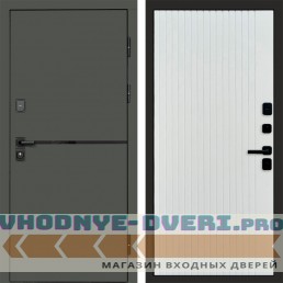 Дверь Termo Door Тренд Грин Flat Белый софт