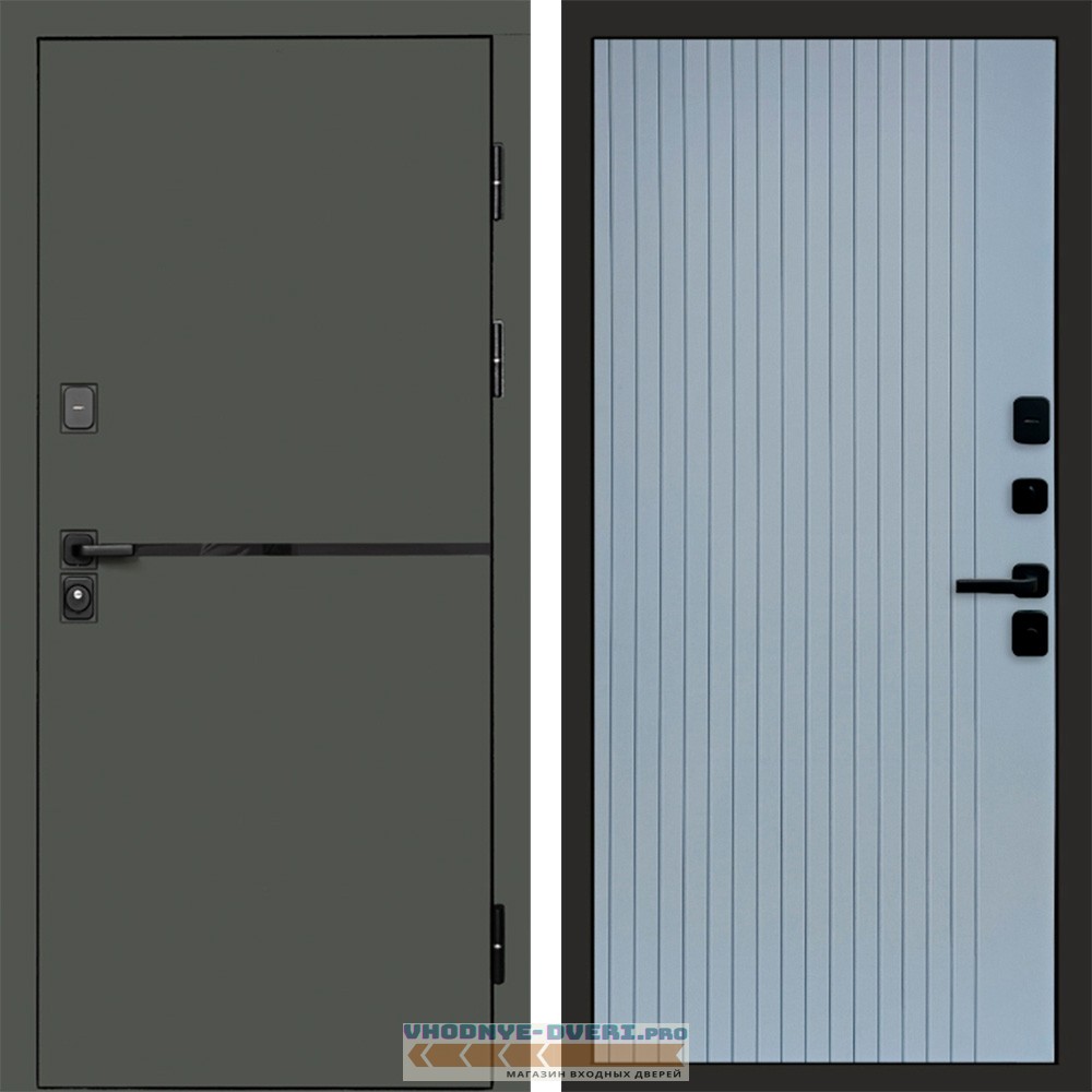 Termo Door Тренд Грин Flat Grey Софт