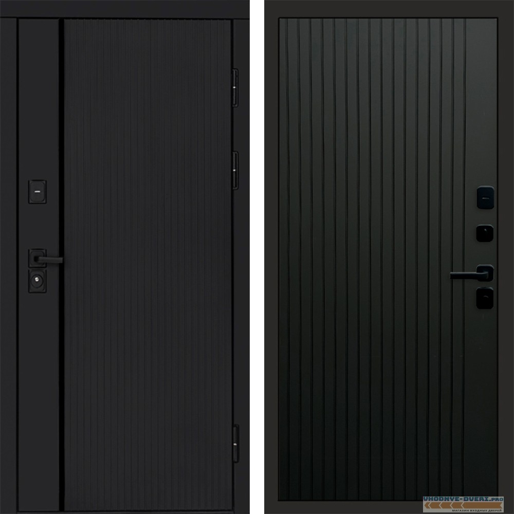 Termo Door Урбан Black Flat Черный кварц