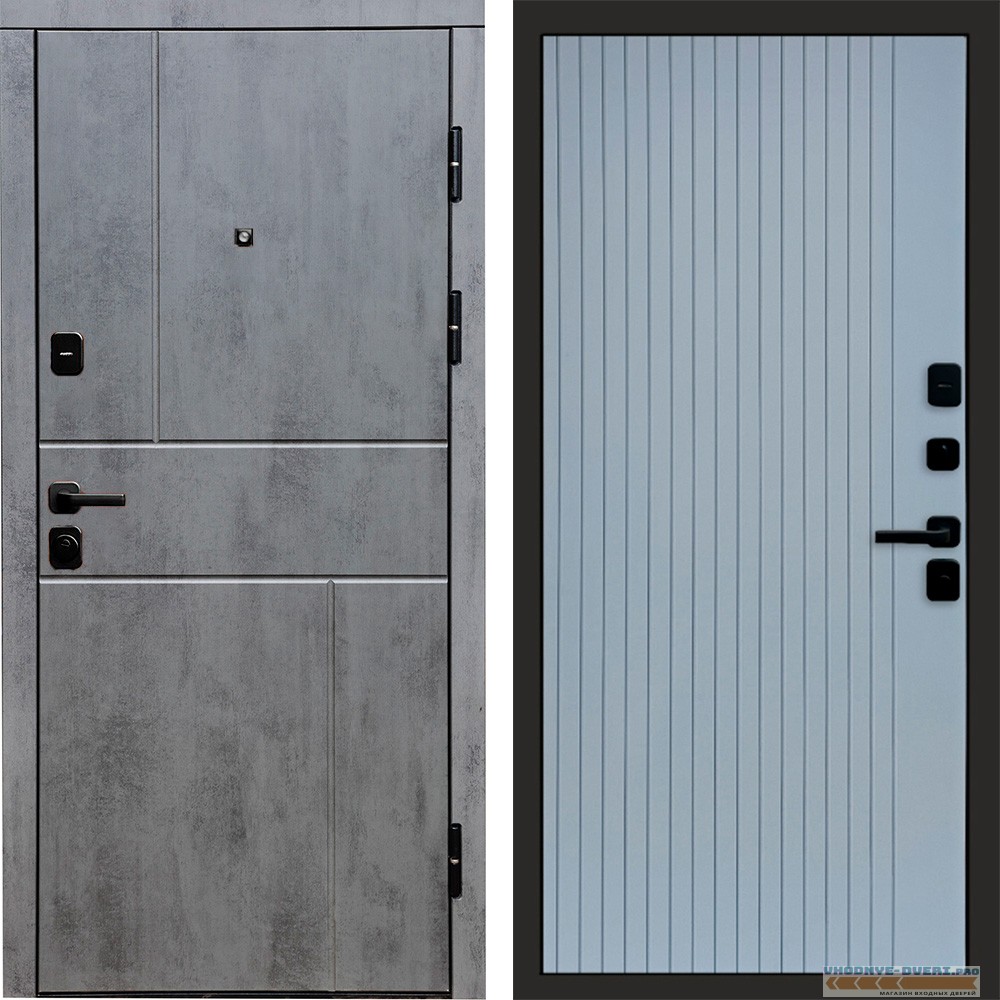 Termo Door Вертикаль Бетон Flat Grey Софт