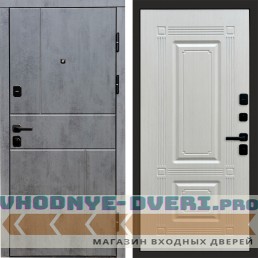 Termo Door Вертикаль Бетон Мадрид Лиственница