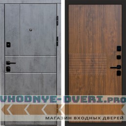 Termo Door Вертикаль Бетон Мастино Дуб