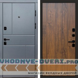 Дверь Termo Door Вертикаль Grey Flat Дуб