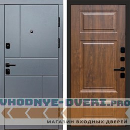 Дверь  Termo Door Вертикаль Grey Лион Дуб