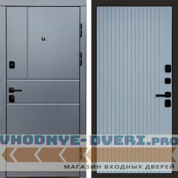 Termo Door Вертикаль Grey Flat Grey Софт