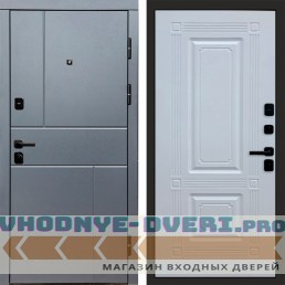 Termo Door Вертикаль Grey Мадрид Белый софт
