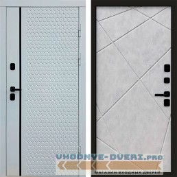 Дверь Termo Door White Line Горизонт Grey софт