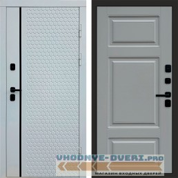 Дверь  Termo Door White Line Лион Grey софт