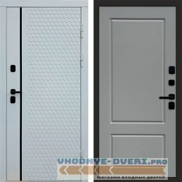 Дверь входная Termo Door White Line Марсель Grey софт