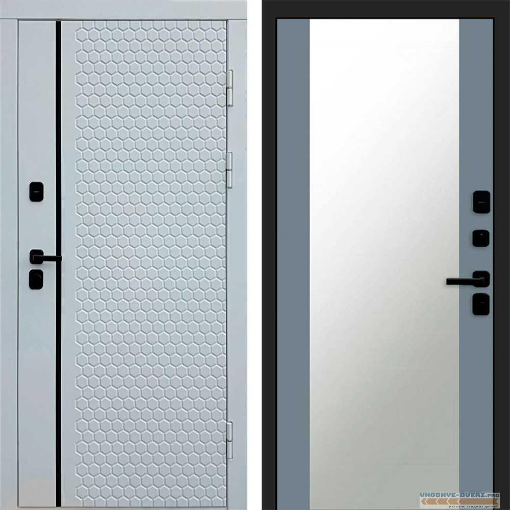 Termo Door White Line Flat Grey Софт