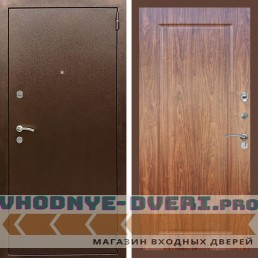 Входная дверь REX (Рекс) 1А Медный антик ФЛ-119 Мореная береза