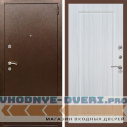 Входная дверь REX (Рекс) 1А Медный антик ФЛ-119 Сандал светлый
