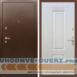 Входная дверь REX (Рекс) 1А Медный антик ФЛ-2 Лиственница