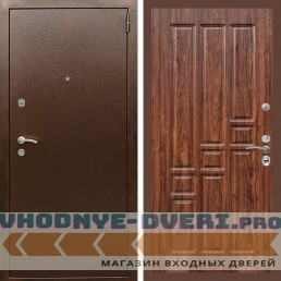 Входная дверь REX (Рекс) 1А Медный антик ФЛ-31 Мореная береза