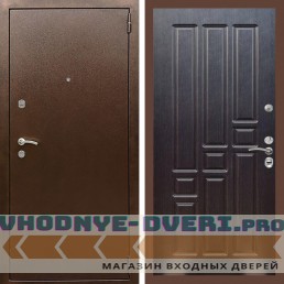 Входная дверь REX (Рекс) 1А Медный антик ФЛ-31 Венге