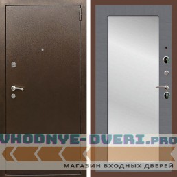 Входная дверь REX (Рекс) 1А Медный антик пастораль силк титан