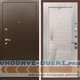 Входная дверь REX (Рекс) 1А Медный антик Пастораль сандал светлый