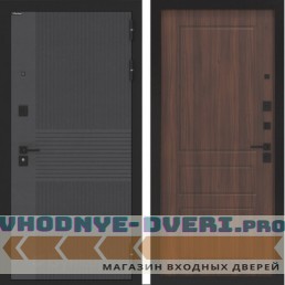 Входная дверь BN-05 с панелью ФЛ-116 Орех бренди
