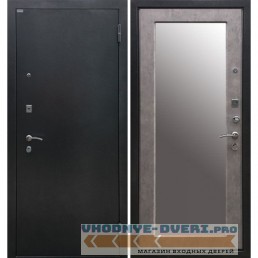 Стальная дверь Ратибор Классик 3К с зеркалом (Бетон светлый)