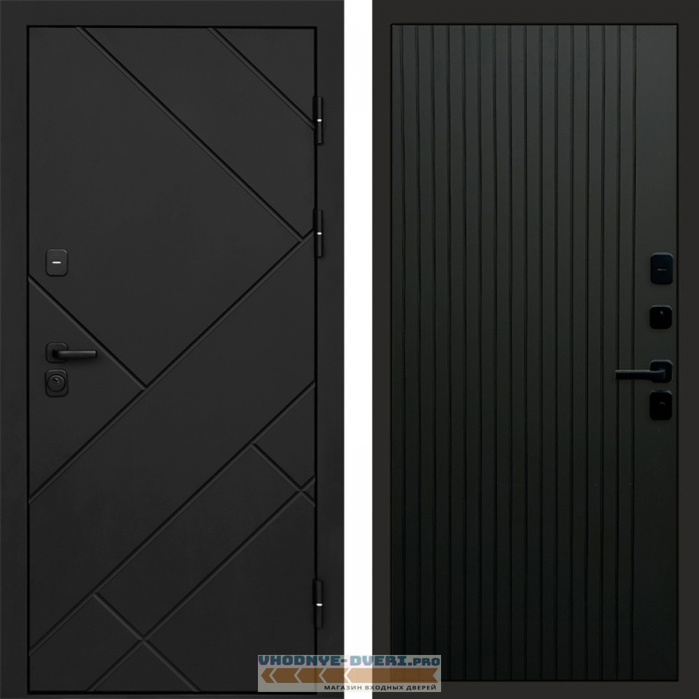 Termo Door Стоун Black Flat Черный кварц