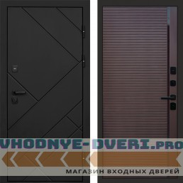 Входная дверь Стоун Black Porte Шоколад