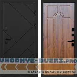Входная дверь Стоун Black Арка дуб