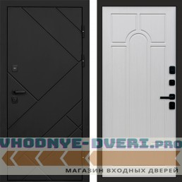Входная дверь Стоун Black Арка лиственница