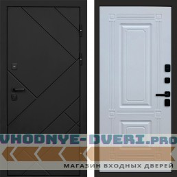 Termo Door Стоун Black Мадрид Белый софт