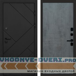 Termo Door Стоун Black Мастино Бетон темный