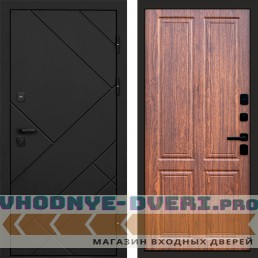 Входная дверь Стоун Black Стандарт орех