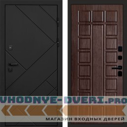 Входная дверь Стоун Black Престиж Венге