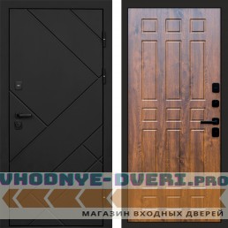 Входная дверь Стоун Black Спарта дуб