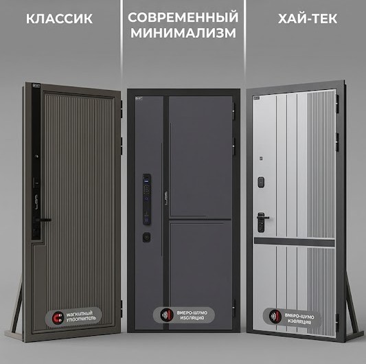 Модели дверей «Лабиринт» в разных стилях