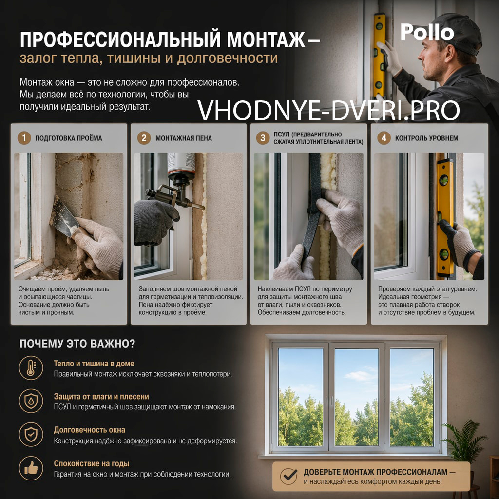 Монтаж уличной двери в частном доме: подготовка проёма, выставление по уровню, герметизация швов