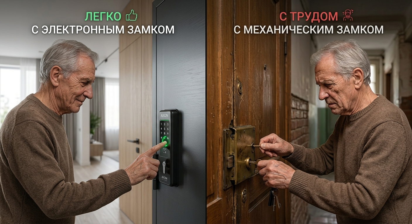 Сравнение удобства использования замков